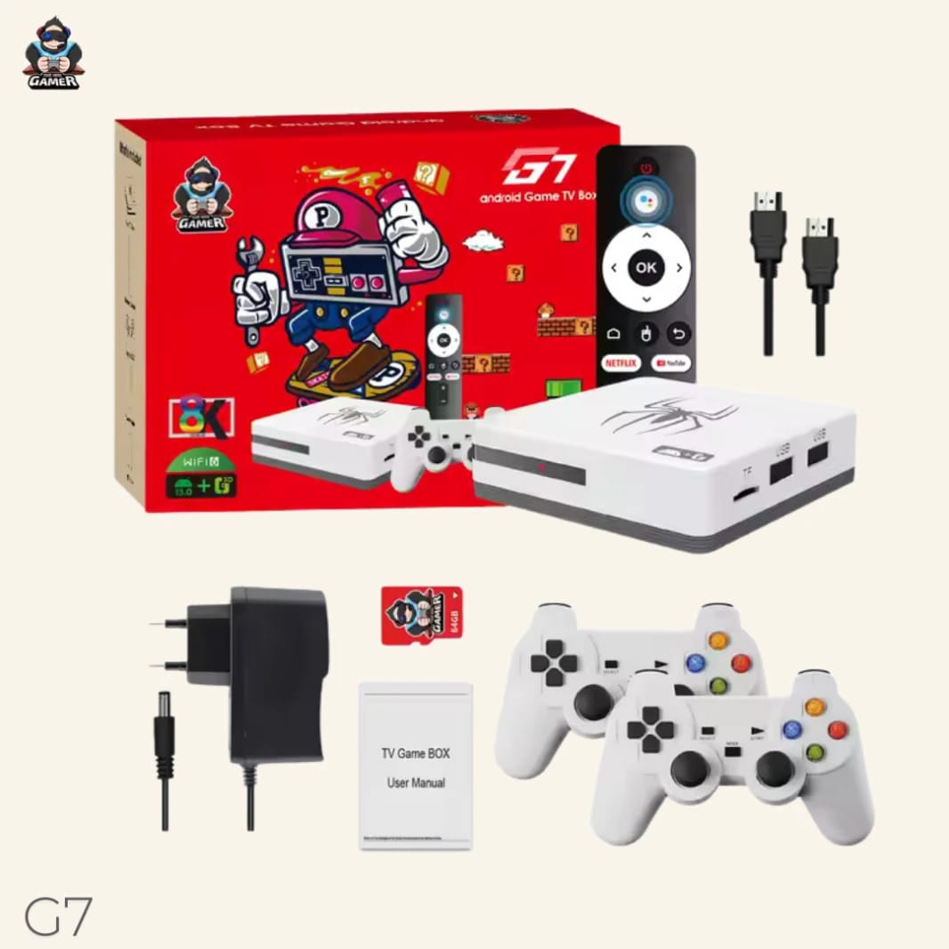 G7 Android 14 Plus Gaming TV Box with 30,000+ Games