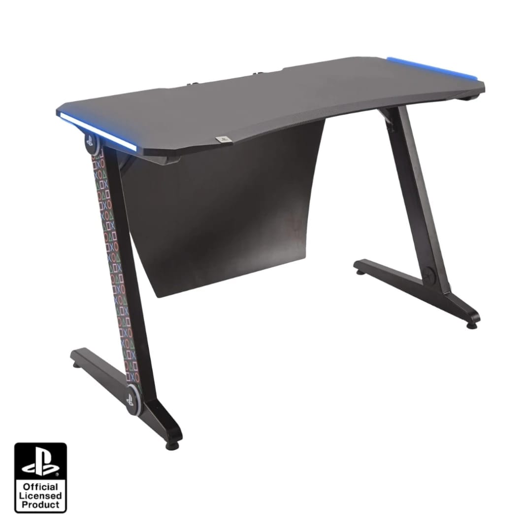 Xrocker Official Playstation Gaming Desk with LED Lights