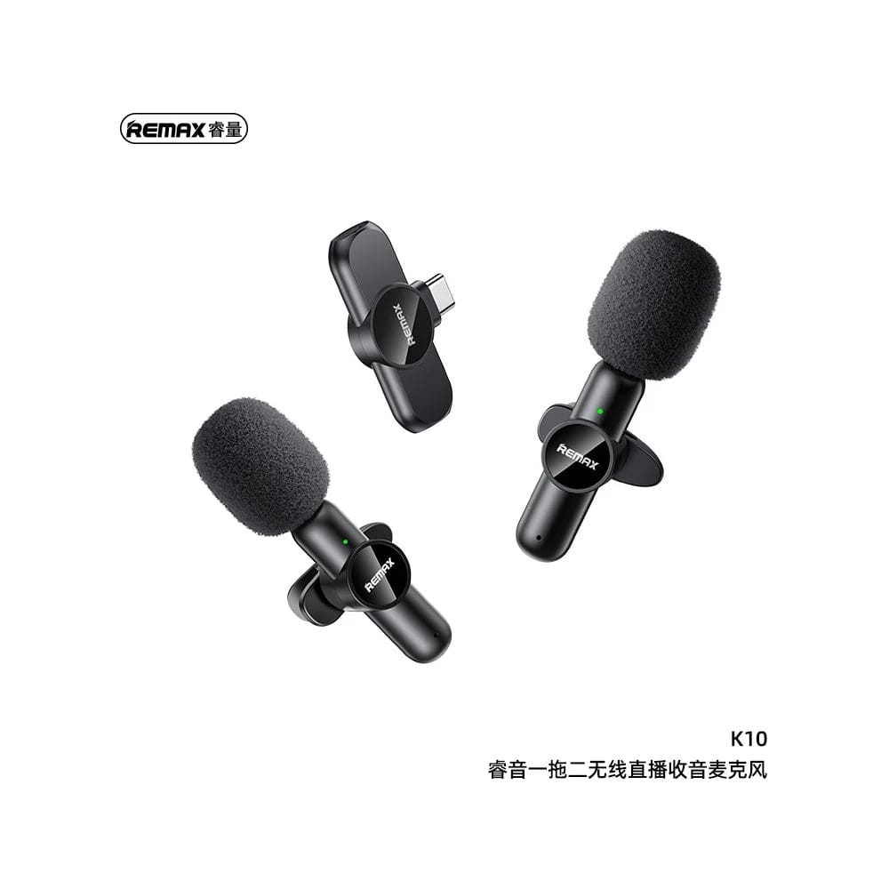 Remax K10 Live-stream Wireless Microphone
