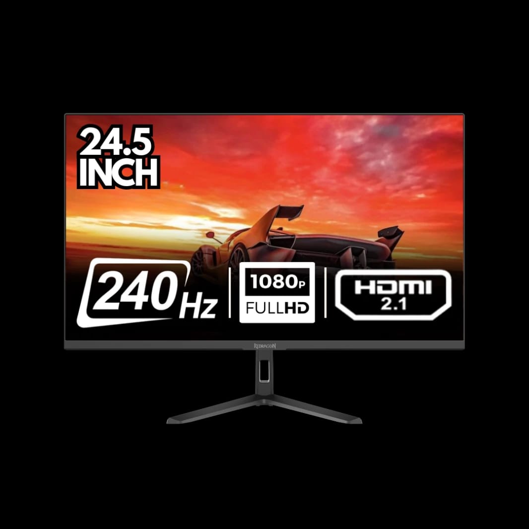 شاشة الألعاب RedragoN HANNON GMW2581SE، IPS سريع، FHD، 240Hz، 1ms