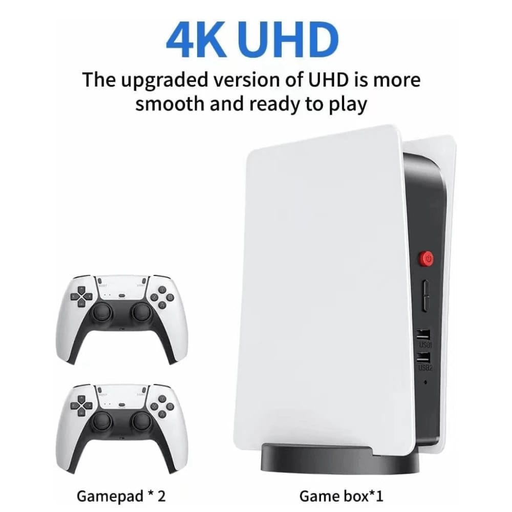 M5 Wireless Controller Game Station PS5 Style 4K HD Retro