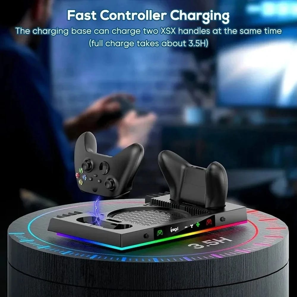 Ipega Pg-xbx023s Charging Dock for Xbox Series X with RGB Cooling Fan