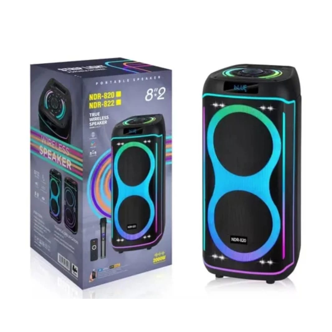 Ndr-820 2025 Outdoor Double 8 JBL DJ Party Box Portable Speaker