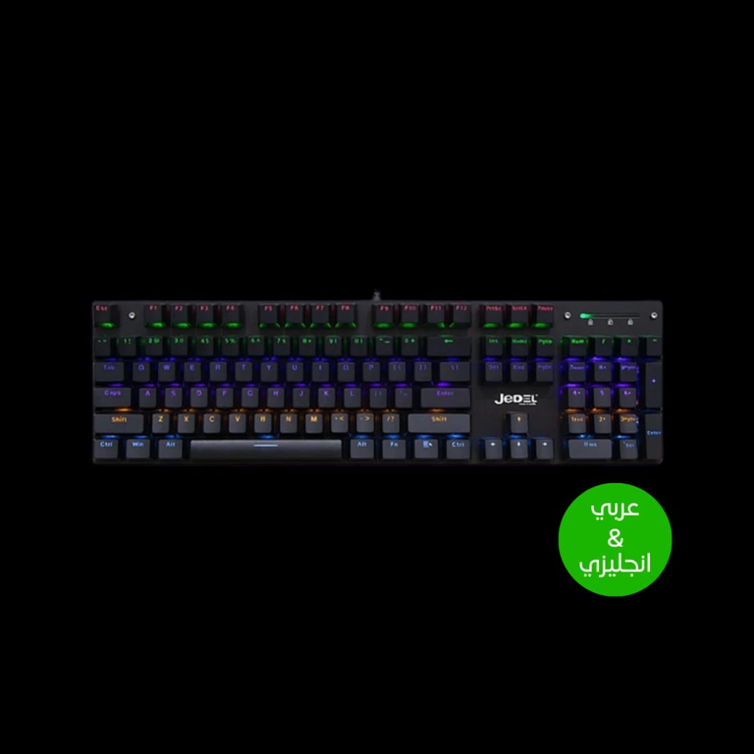 JEDEL KL-138 RGB Mechanical Keyboard with Blue Switches