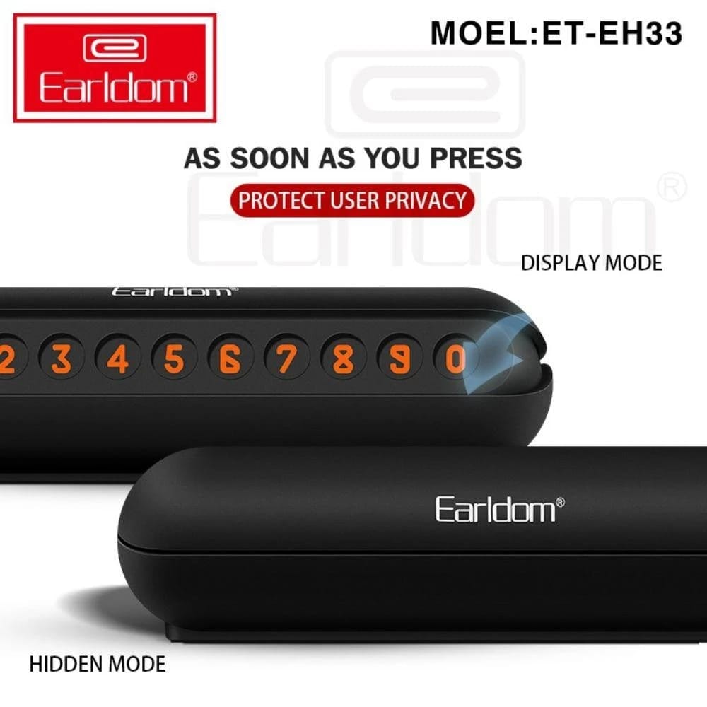 Earldom EH33 Car Phone Number Holder