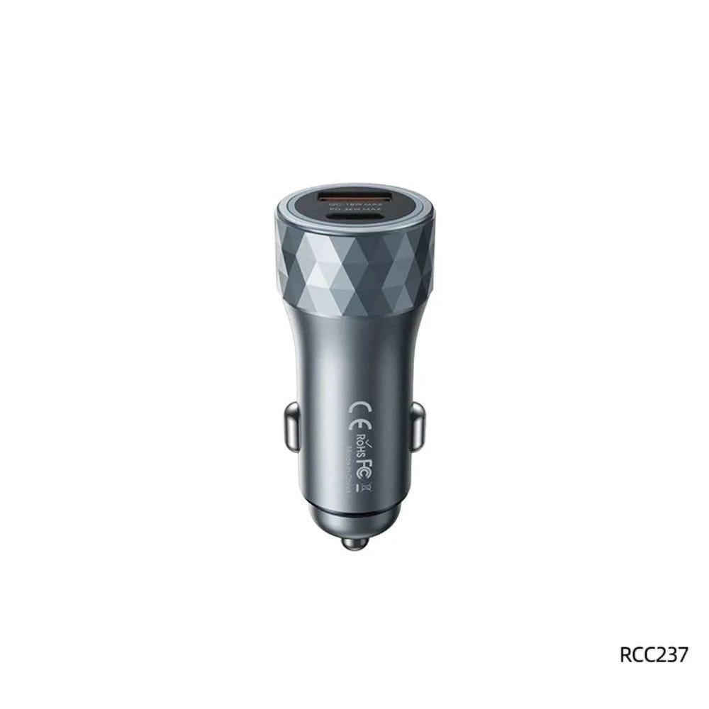 Remax RCC237 Linger Series 54W PD+QC Multi-compatible Car Charger