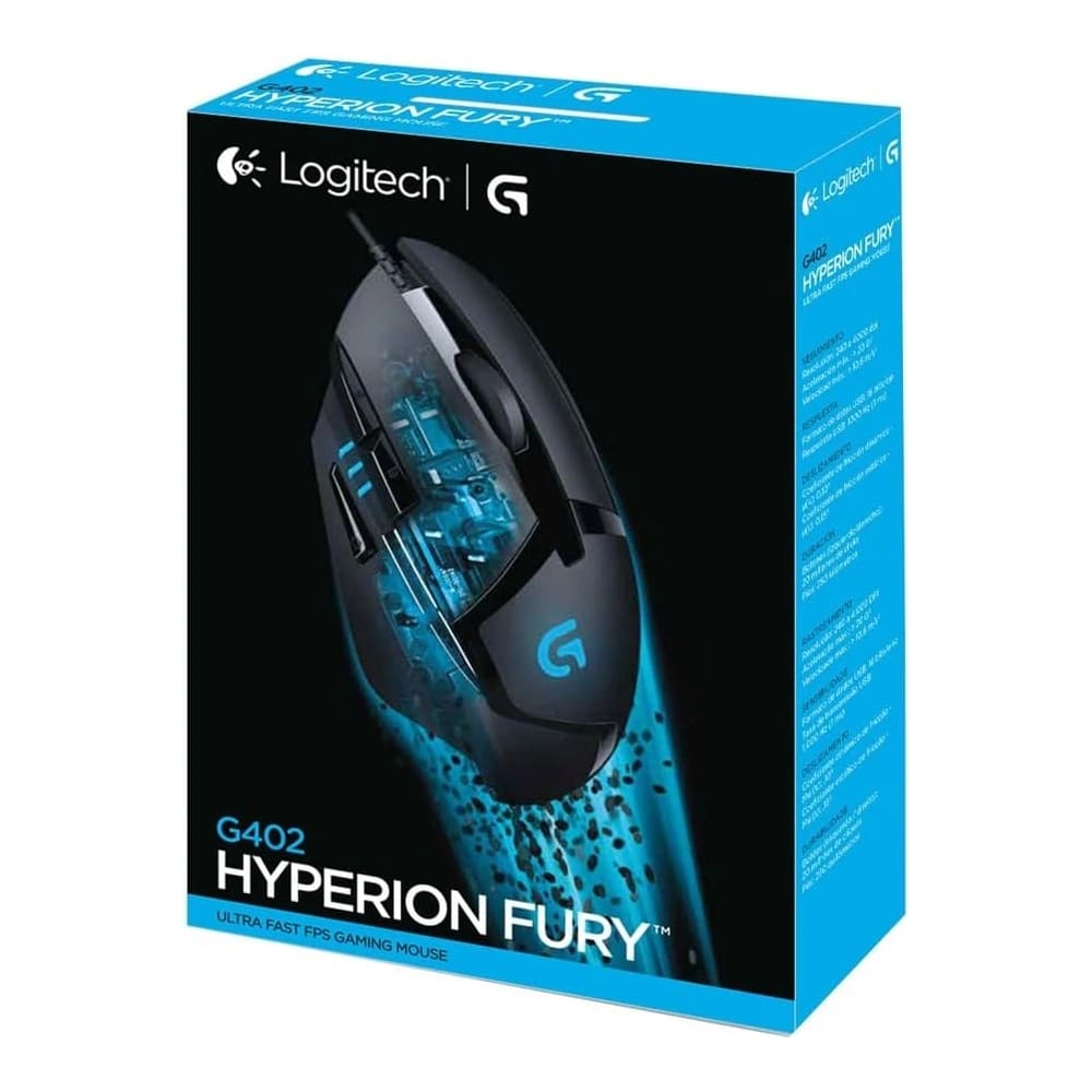 Logitech G402 Hyperion Fury FPS Gaming Mouse