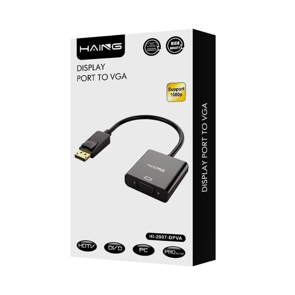 Haing Display Port to VGA Adapter