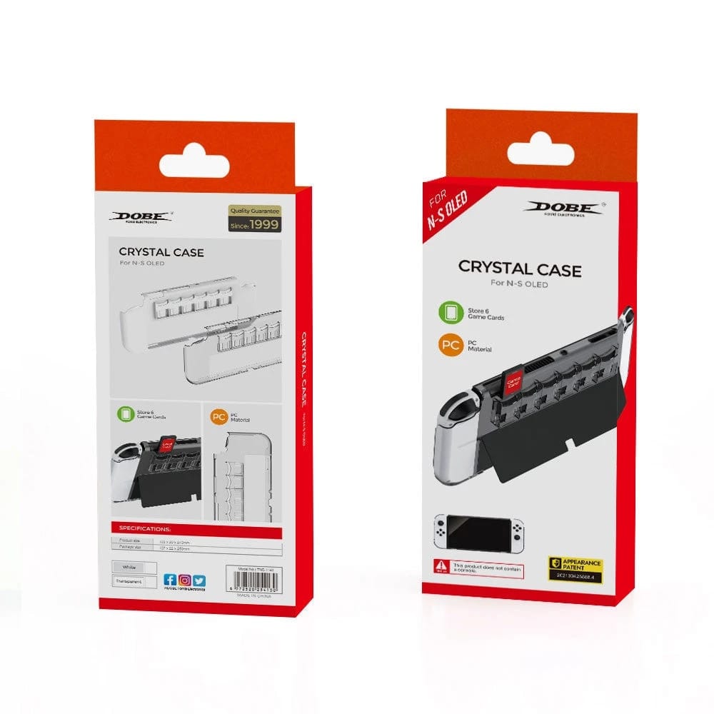 Dobe TNS-1141 Crystal Case for Switch OLED