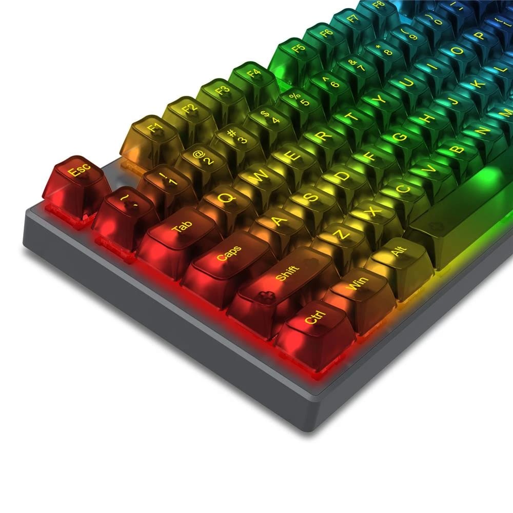 Redragon A138 Transparent Black Keycaps