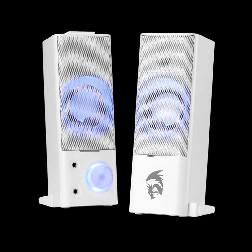 Redragon GS550 PC Gaming Speakers, 2.0 Channel Sound Bar