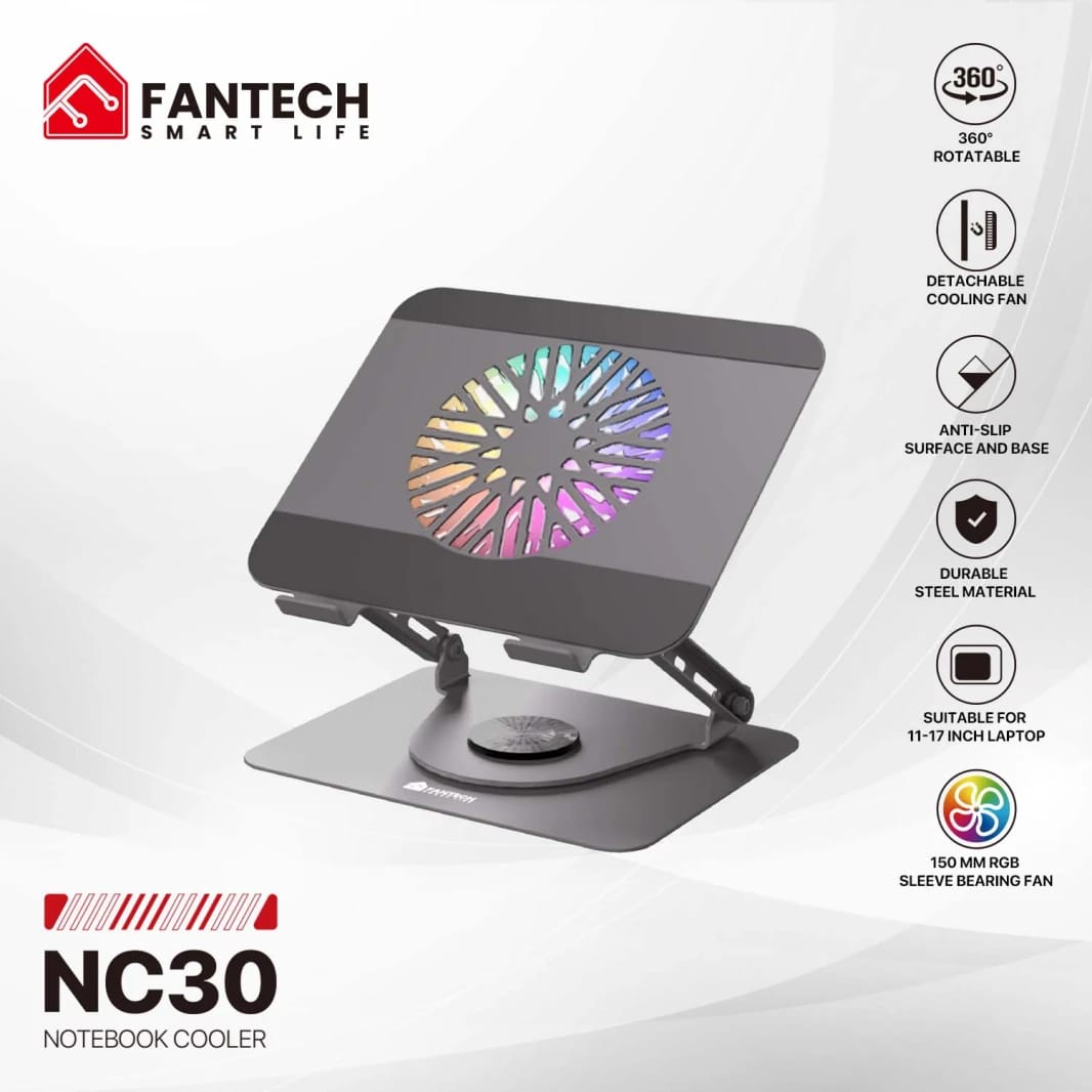 Fantech Ns30 Notebook Stand and Cooling Fan RGB