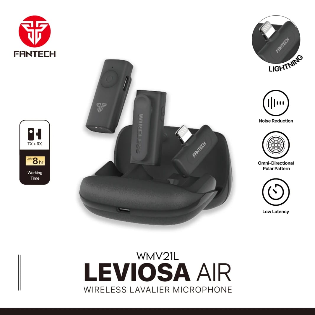 Fantech Leviosa Air WMV21L Dual Mic Wireless Microphone