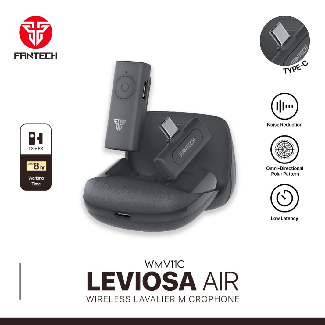 Fantech Leviosa Air WMV11C Wireless Lavalier Microphone Type C