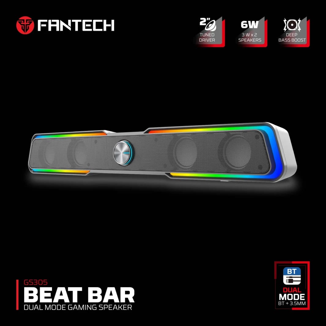 Fantech GS305 Bluetooth 5.3 RGB Gaming Speaker
