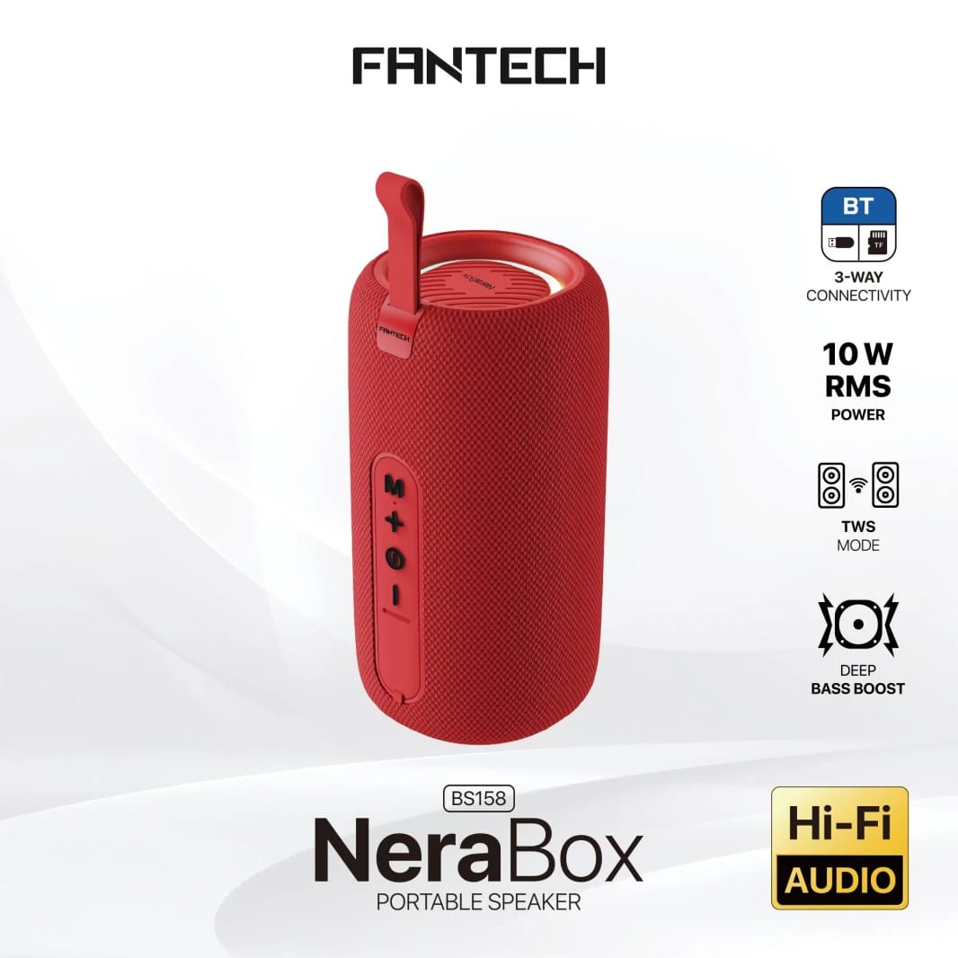 FANTECH BS158 NeraBox 10W RMS Portable Speaker - Red
