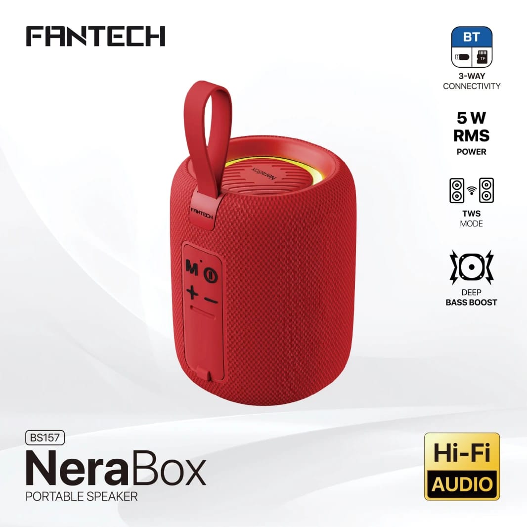 FANTECH NeraBox 5W RMS Portable Speaker - Red