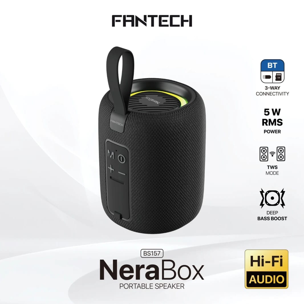 FANTECH NeraBox 5W RMS Portable Speaker - Black