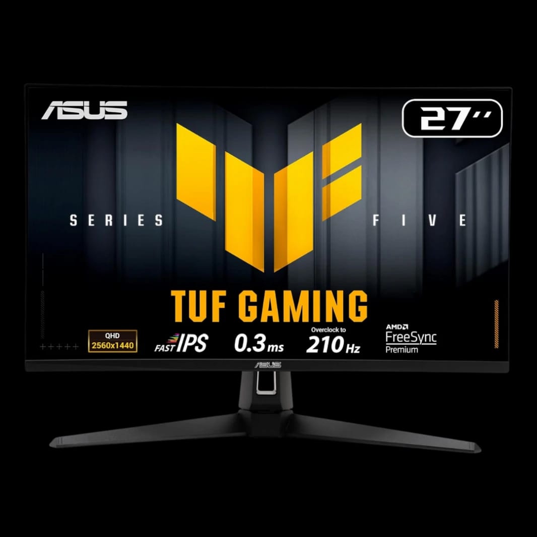 ASUS TUF Gaming 27” 1440P Monitor – QHD, 210Hz, 0.3ms, Fast IPS