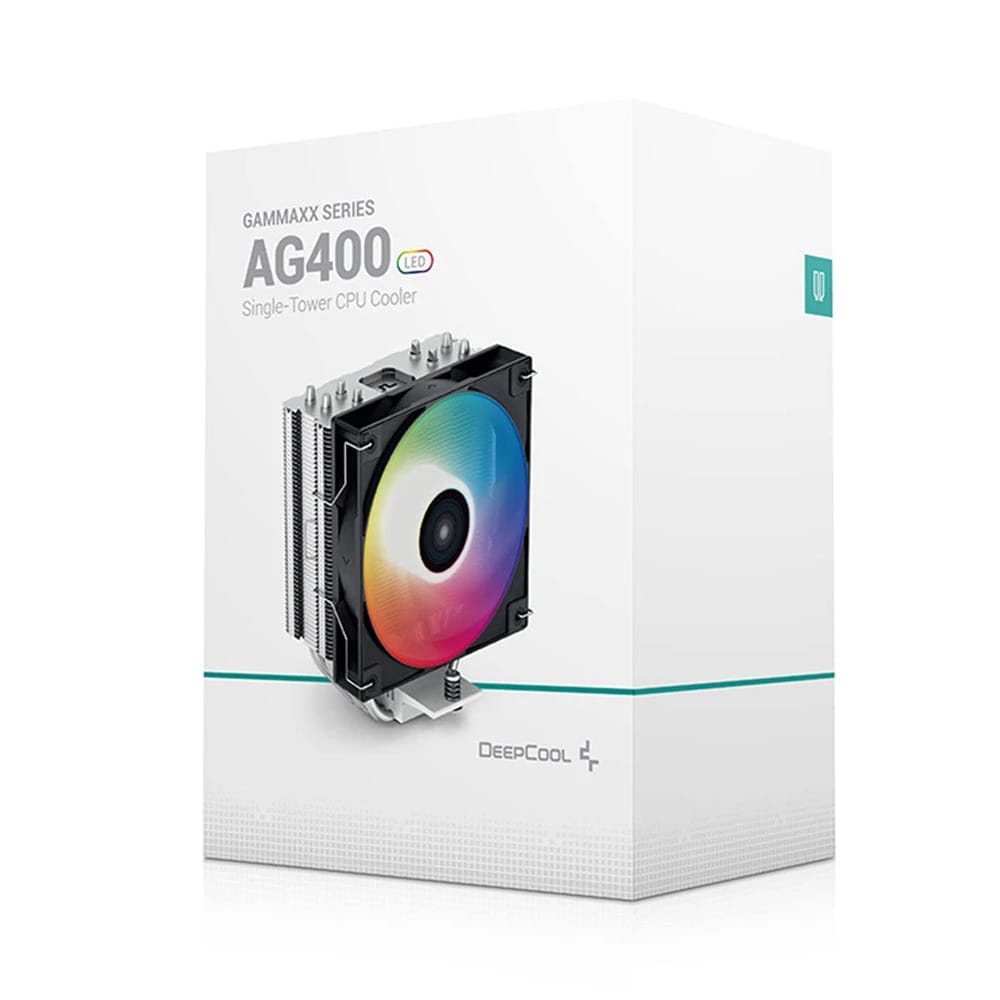 مبرد وحدة المعالجة المركزية Deepcool AG400 BK ARGB أحادي البرج 120 مم