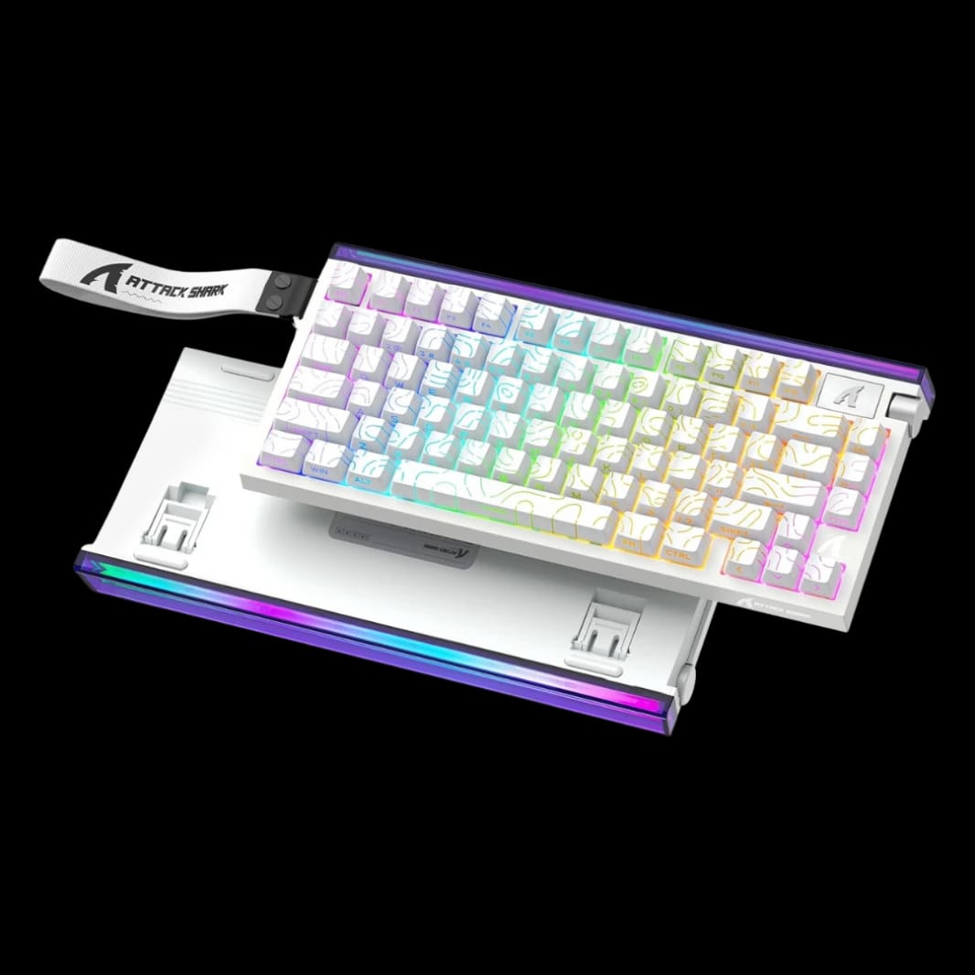 ATTACK SHARK R85HE Wired 75% RGB Gaming Keyboard