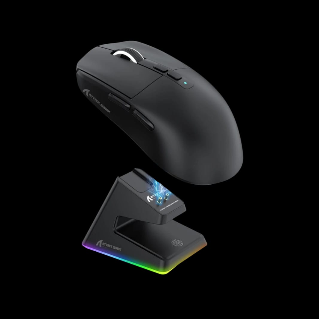 ATTACK SHARK X6 Lightweight Wireless Gaming Mouse with RGB Backlight