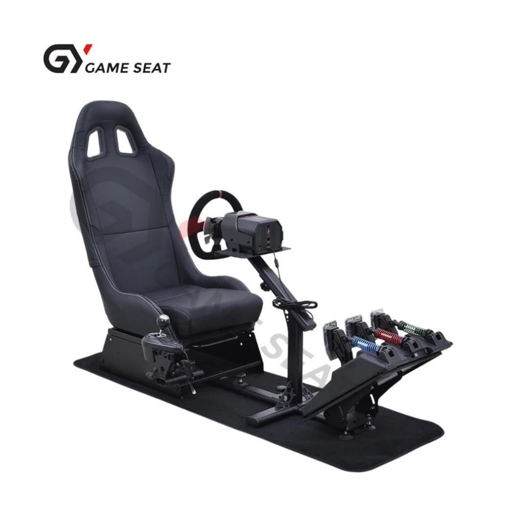Racing Wheel Stand with Gaming Seat Gy013