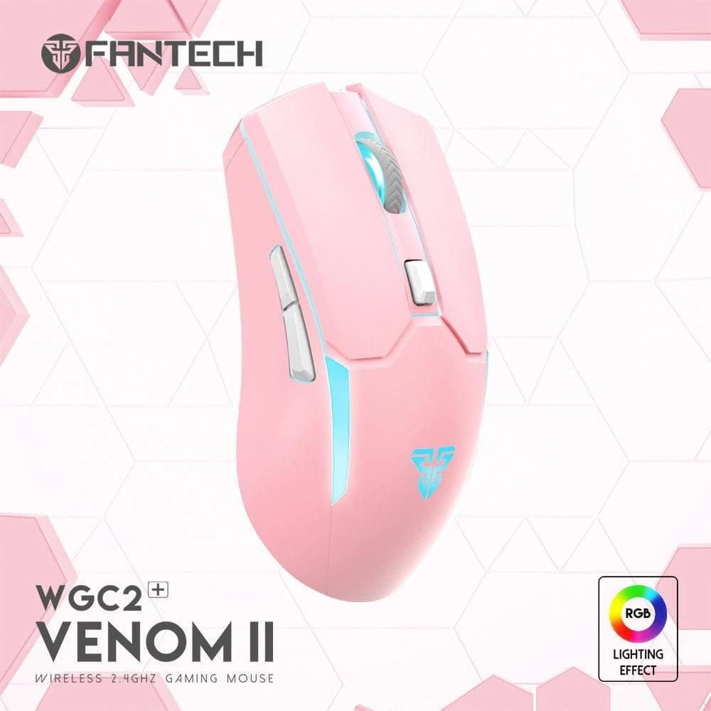 Fantech Wgc2+ Venom II Sakura Wireless Mouse