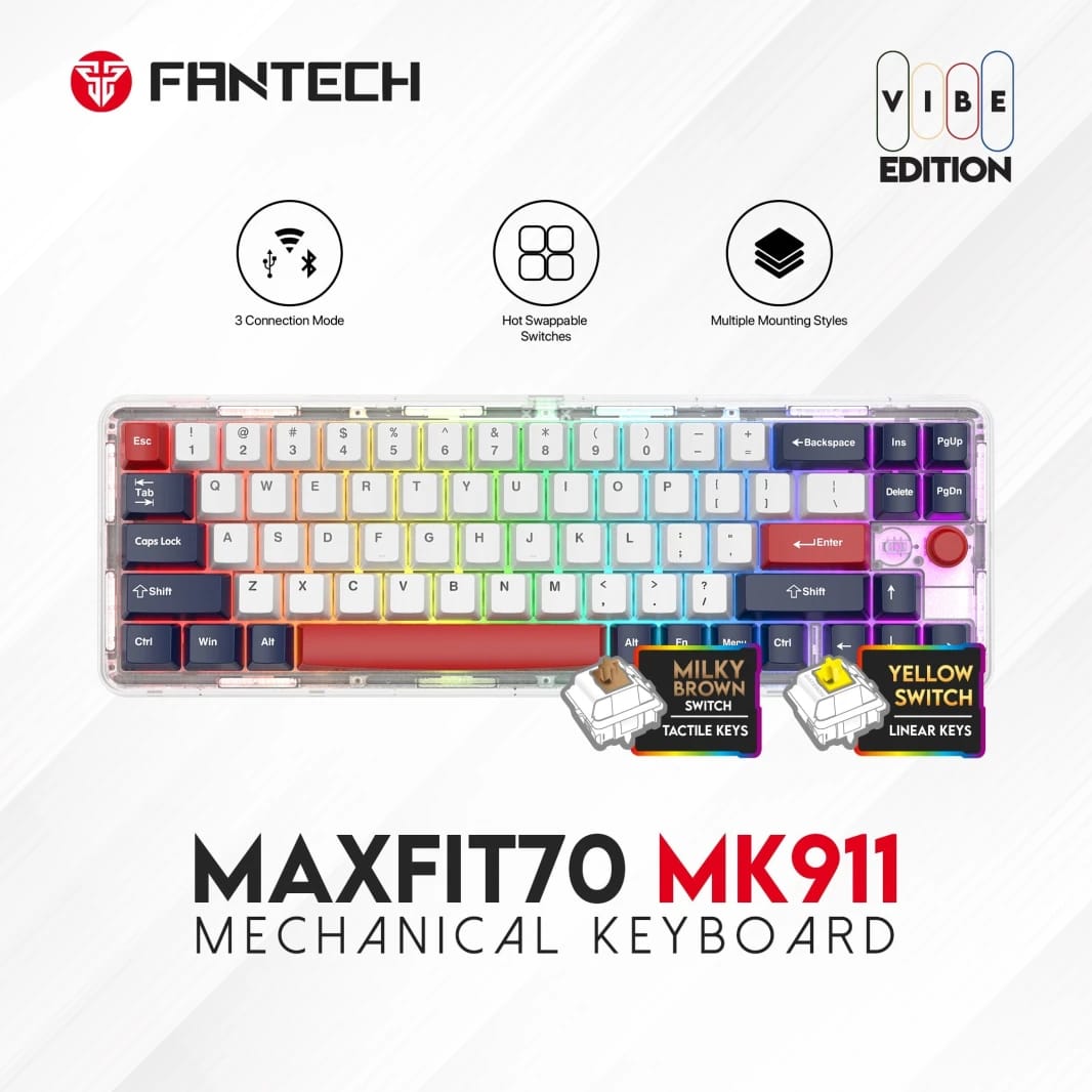 Fantech Maxfit70 MK911 Vibe Edition Mechanical Gaming Keyboard