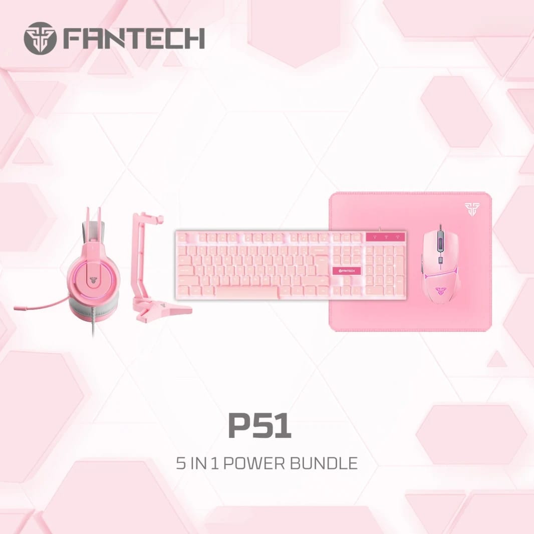 Fantech P51 Power Bundle Gaming Keyboard and Mouse
