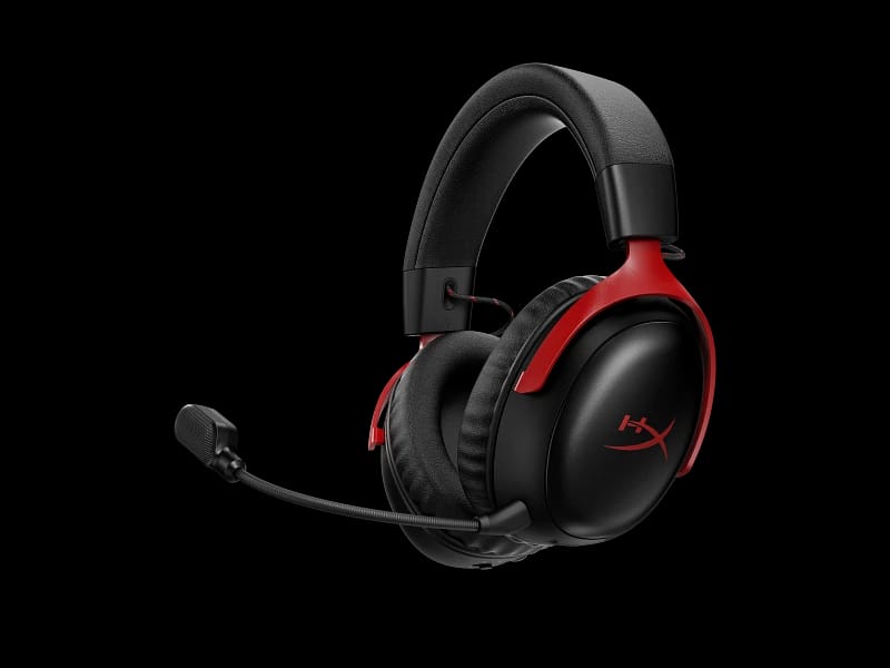 HyperX Cloud III S Wireless Gaming Headset - Black & Red