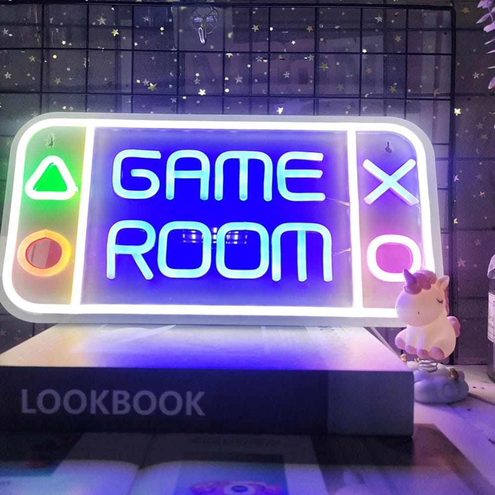 LED Game Room Neon Signs for Wall Decor