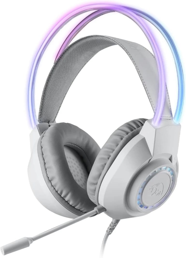 Redragon H231 Scream Wired Gaming Headset - White