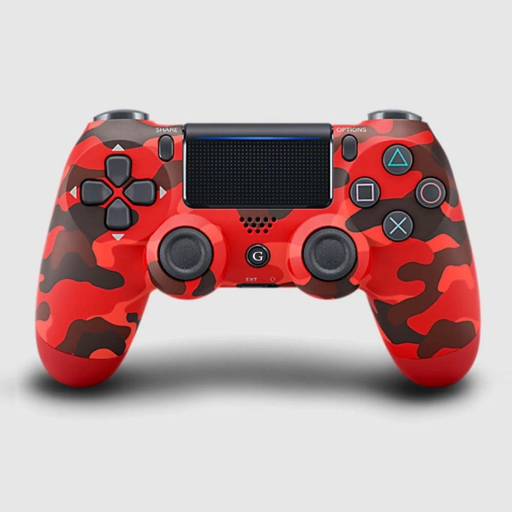 Wireless Bluetooth Gamepad for PS4 Controller, Red