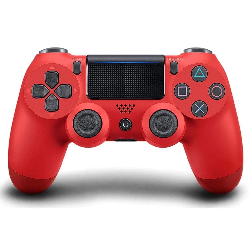 Wireless Bluetooth Gamepad for PS4 Controller - Solid Red