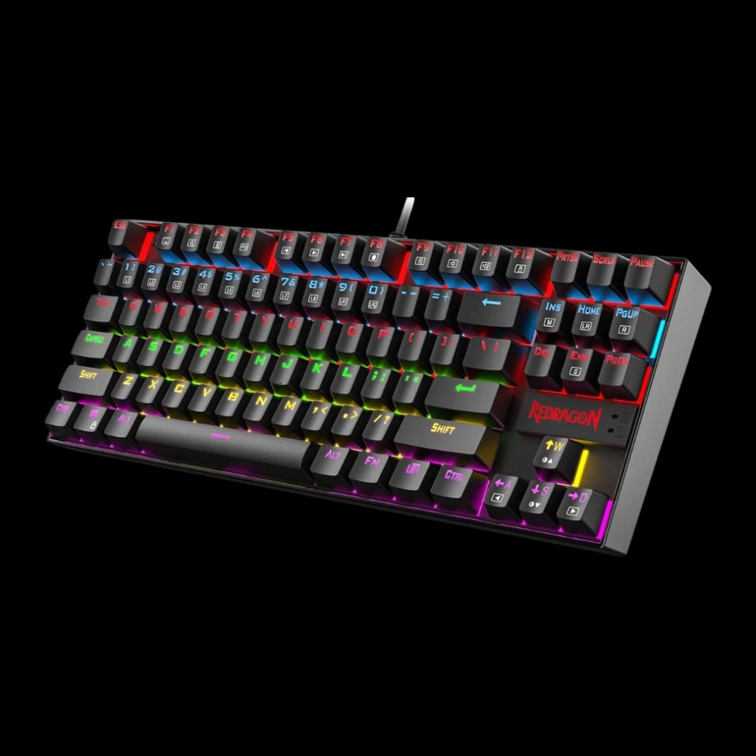 Redragon K552 Mechanical Gaming Keyboard, 87-Key RGB LED
