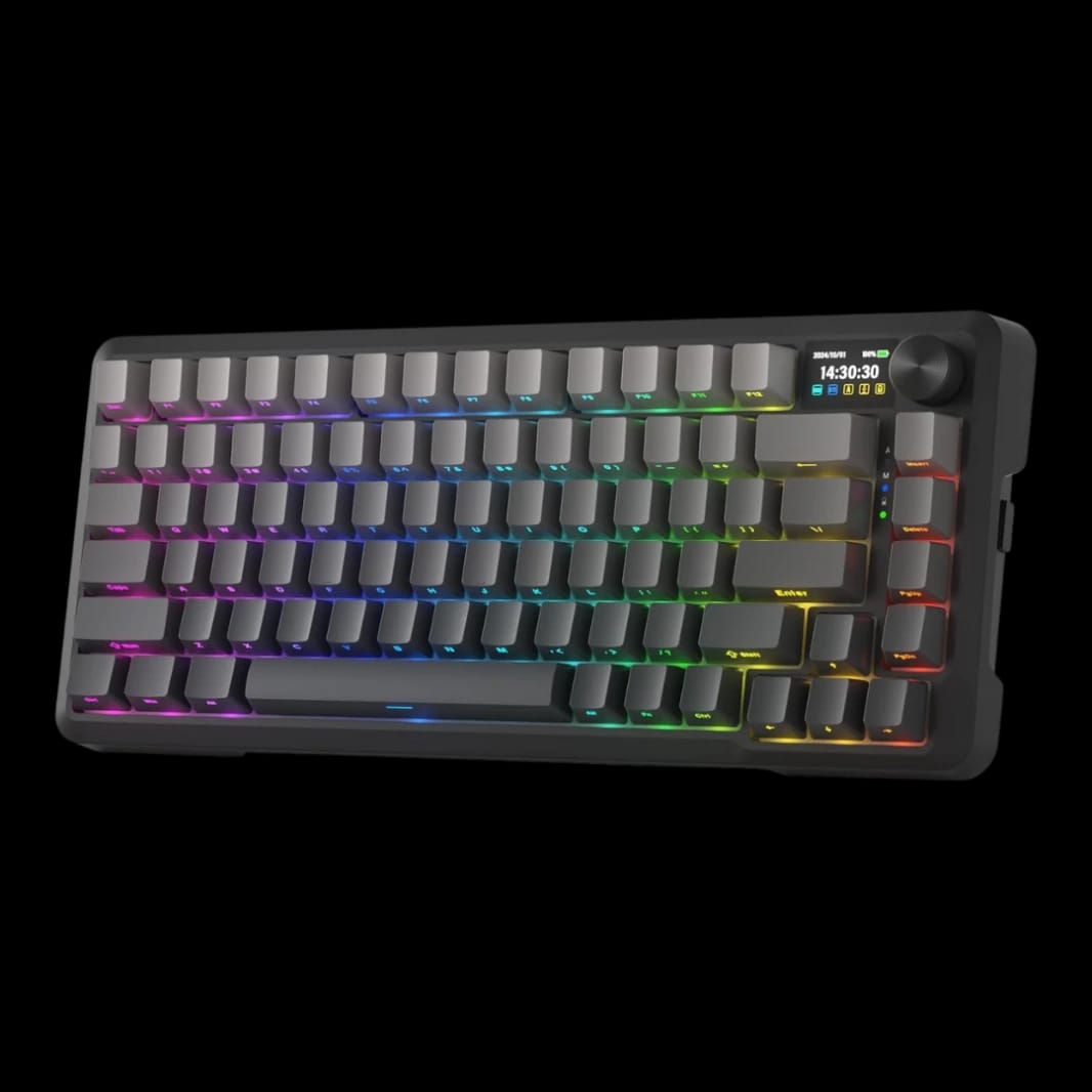 Redragon K724 PRO Wireless Gasket Gaming Keyboard with TFT Screen & Knob