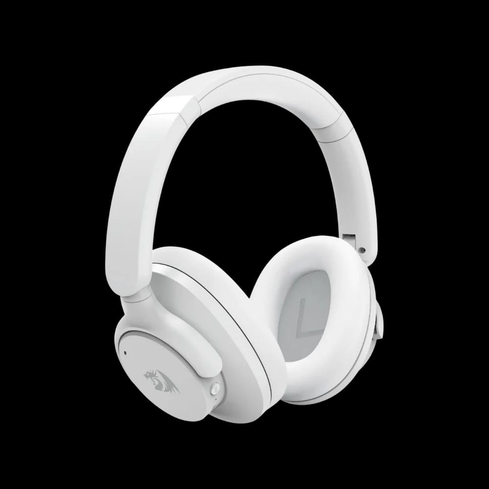 Redragon H610 Wireless Gaming Headset - BT 5.3, ANC, 40H Battery, White