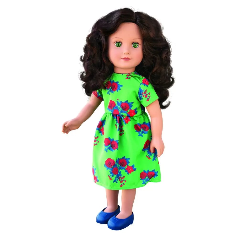 Hayati Girl Doll Jeedah Green Dress 18-Inches