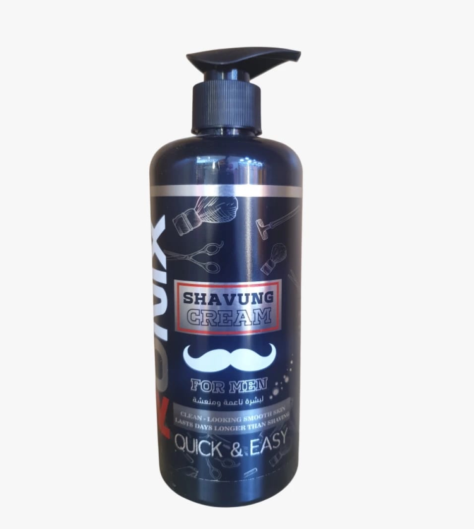 Nux Premium Shaving Cream for Men, Quick & Easy Use, Perfect for Sensitive Skin, Provides Daily Freshness & Superior Smoothness
