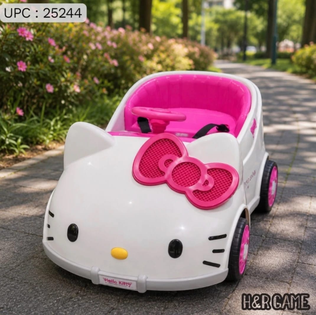 Hello Kitty Inspired Kids' Electric Ride-On Car with Pink Design for Safe and Fun Driving Experience for Young Children