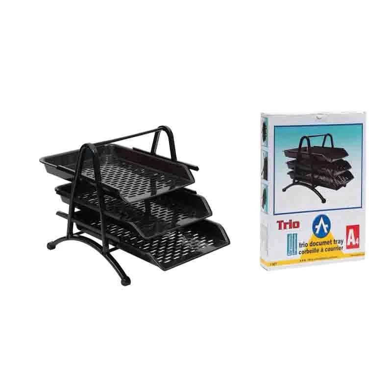 3-Layer Plastic Trays 1900 (Black)