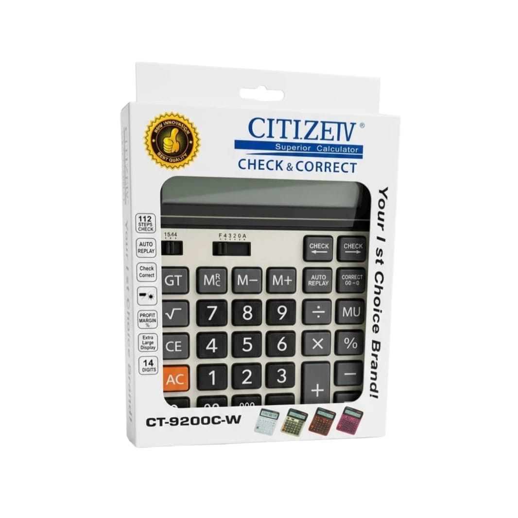 CT-9200C-W Desktop Calculator