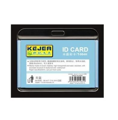 Acrylic Blue Card Case T984 H