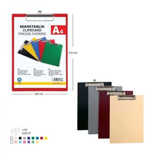 Clip Board 760 (Black / Colorful)
