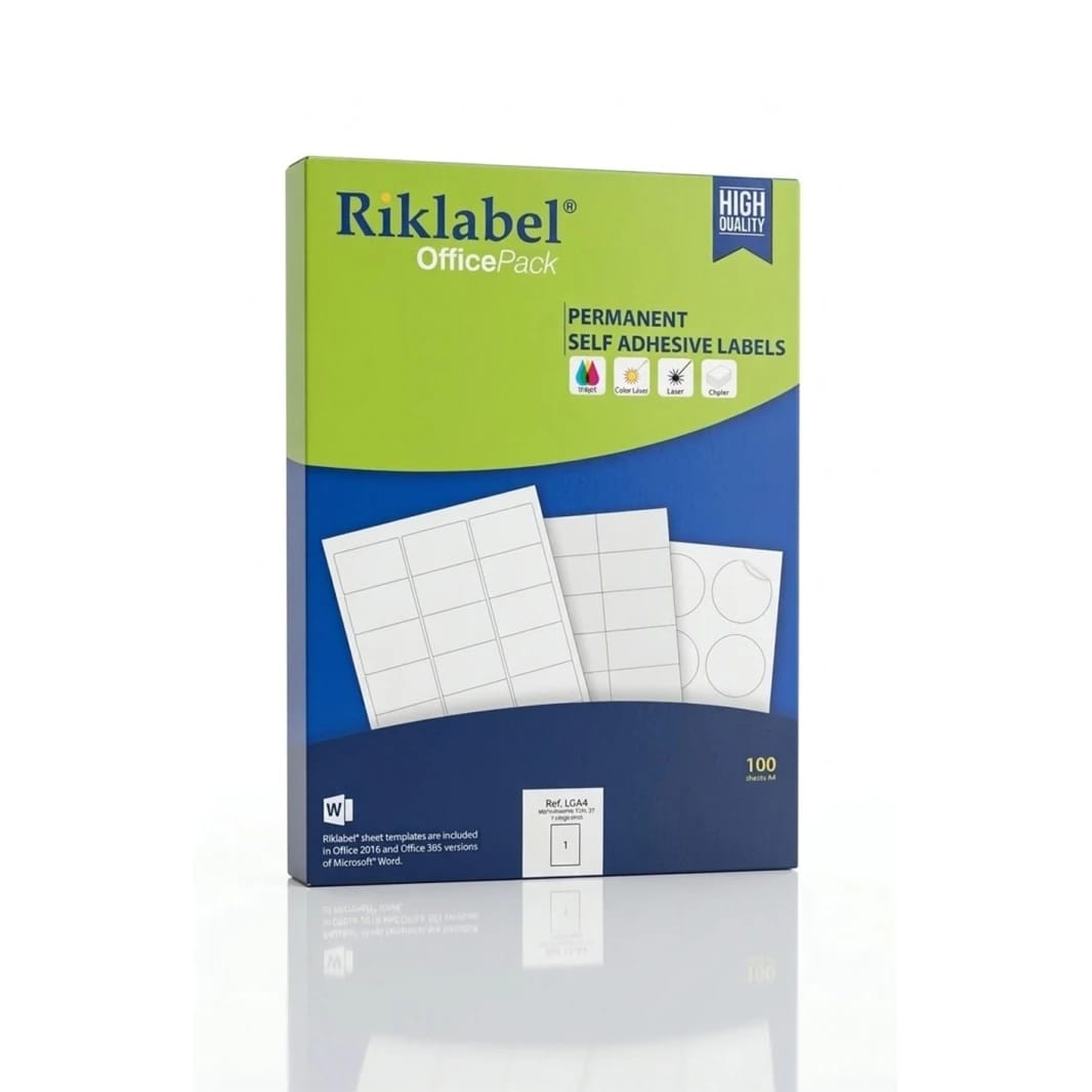 White Label 4 Pieces Per Page (105x148 mm)