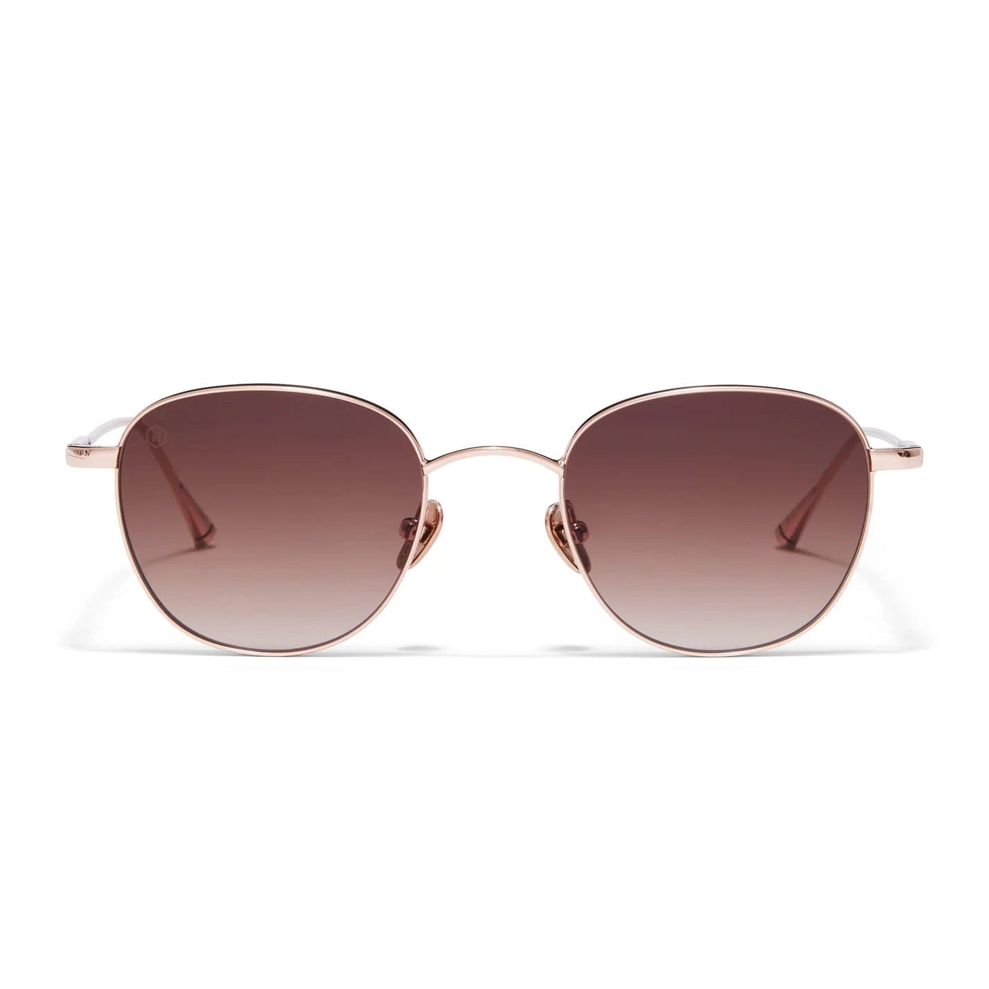 TM Durham Rose Gold/Brown Gradient Sunglasses