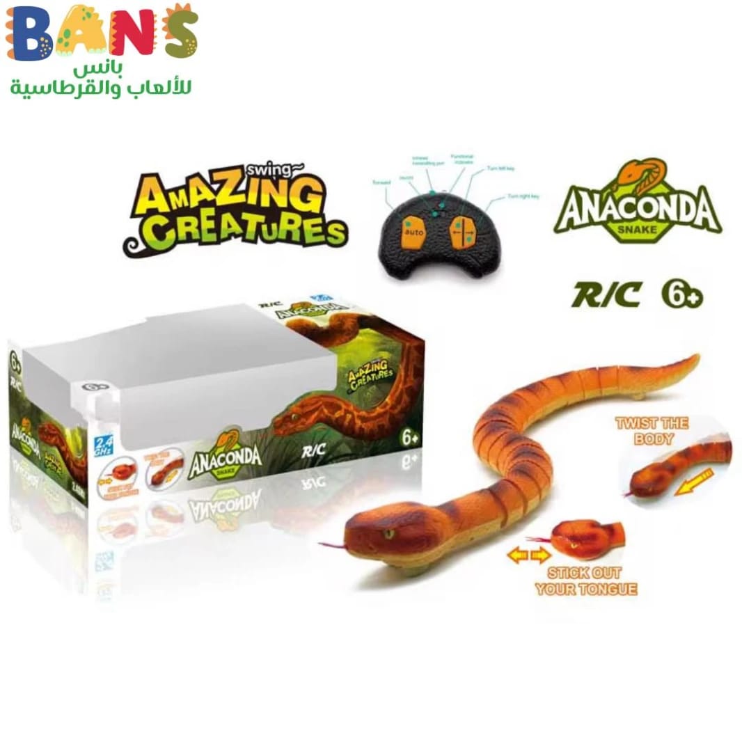 Electronic Remote-Controlled Snake – Realistic Interactive Toy for Kids