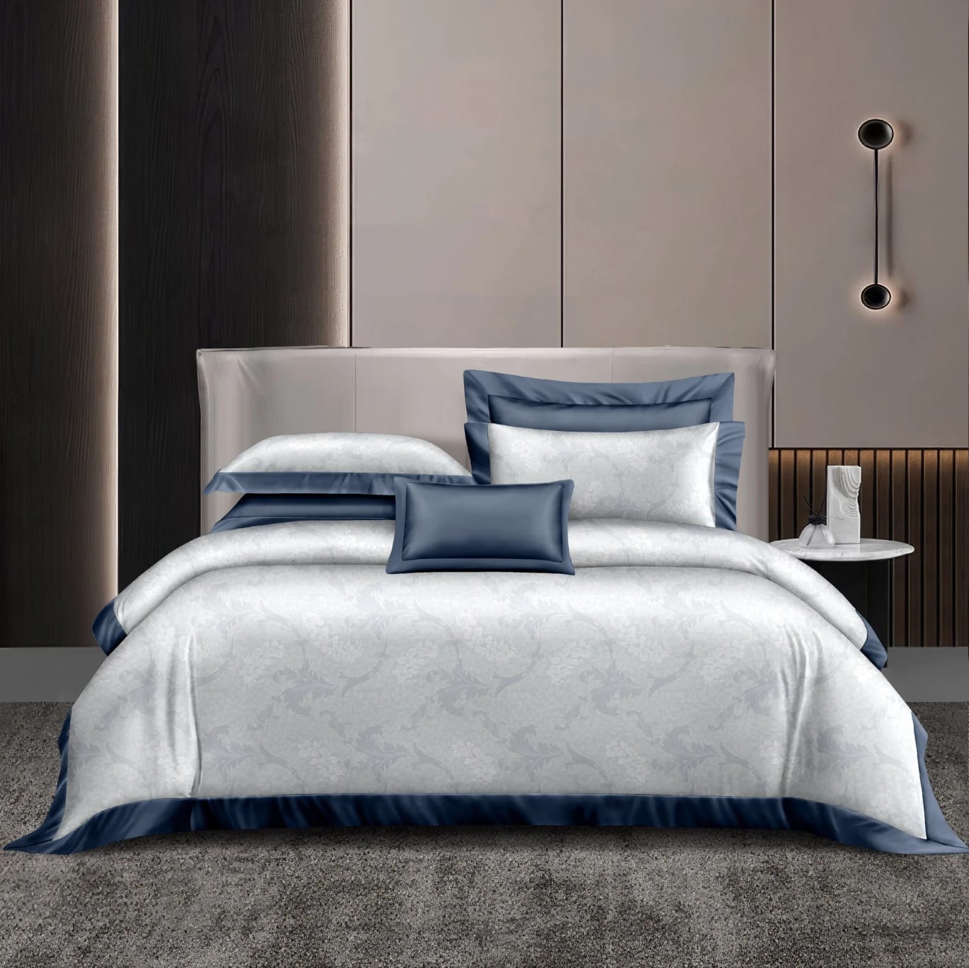 Luxury Tencel King Comforter Set 6PC
