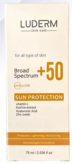 Luderm Sun Protects SPF+50 75M